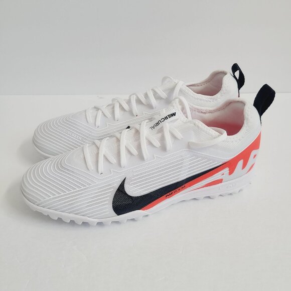 NEW Nike Zoom Mercurial Vapor 15 Turf Soccer Shoes DJ5605-600 Size 7.5 White